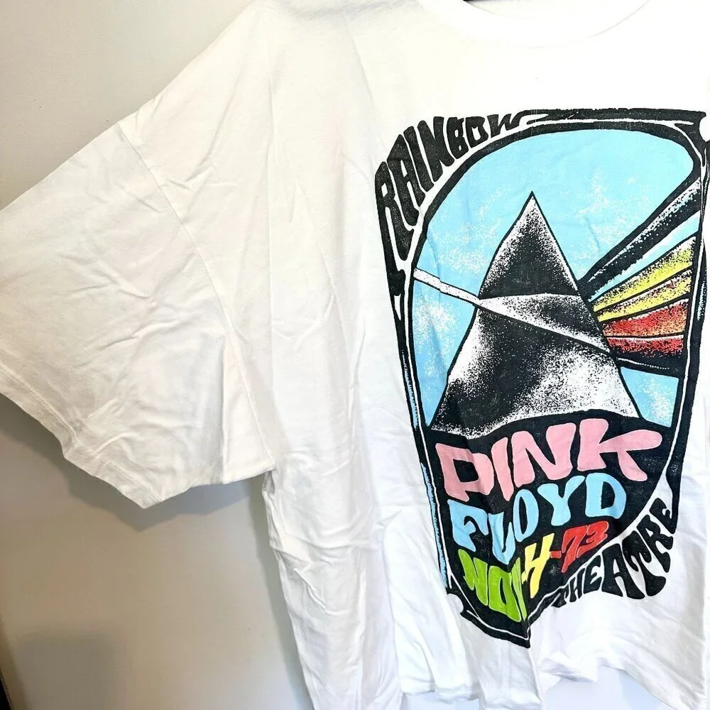 NEW Daydreamer Pink Floyd Mothers Prism Tee in Vintage White - One Size - Picture 3 of 12